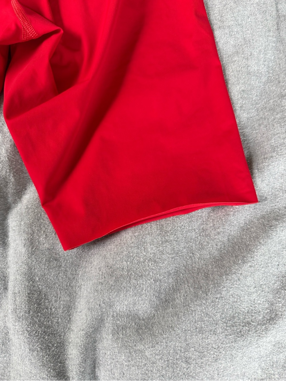 lululemon athletica High-Rise Bright Red Bike Shorts - Picture 8 of 11